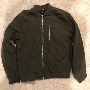 H&M olive green jacket